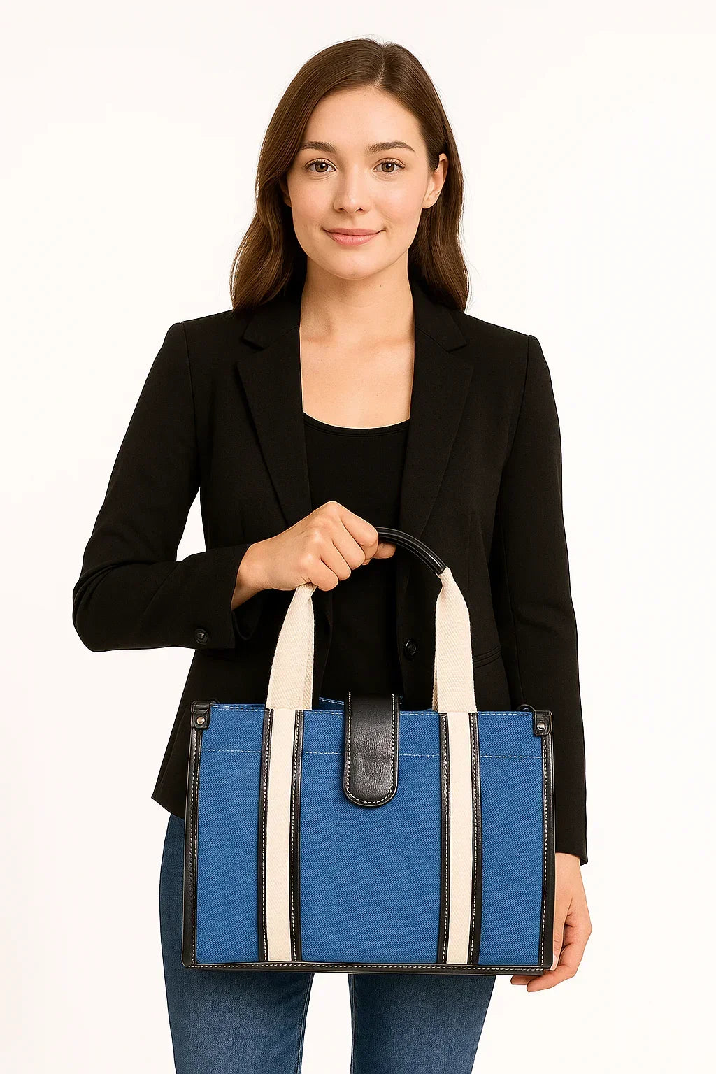 Denim sling bag