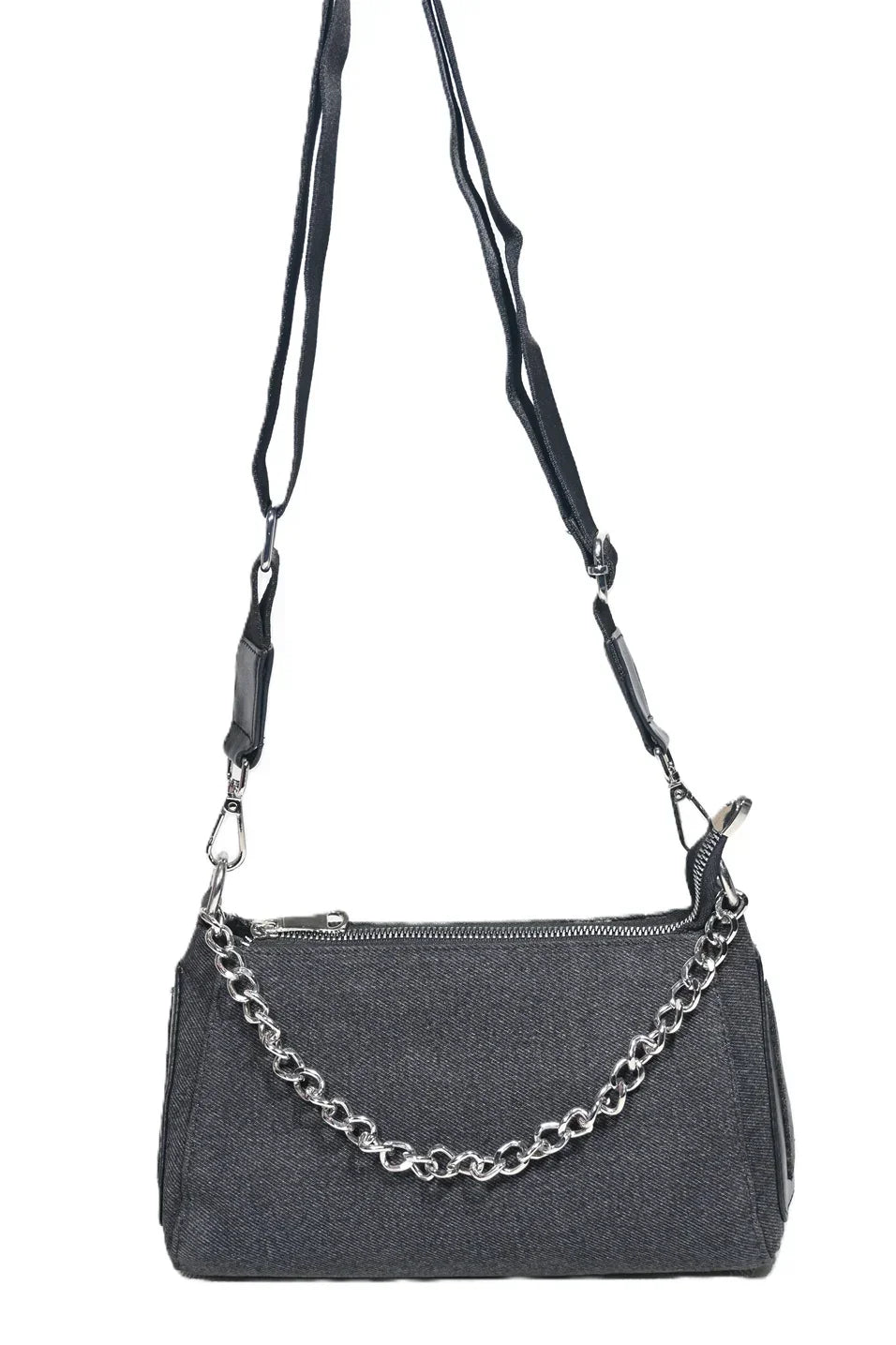 Denim sling bag