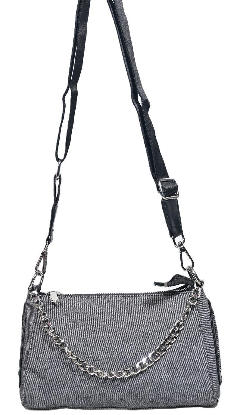 Denim sling bag