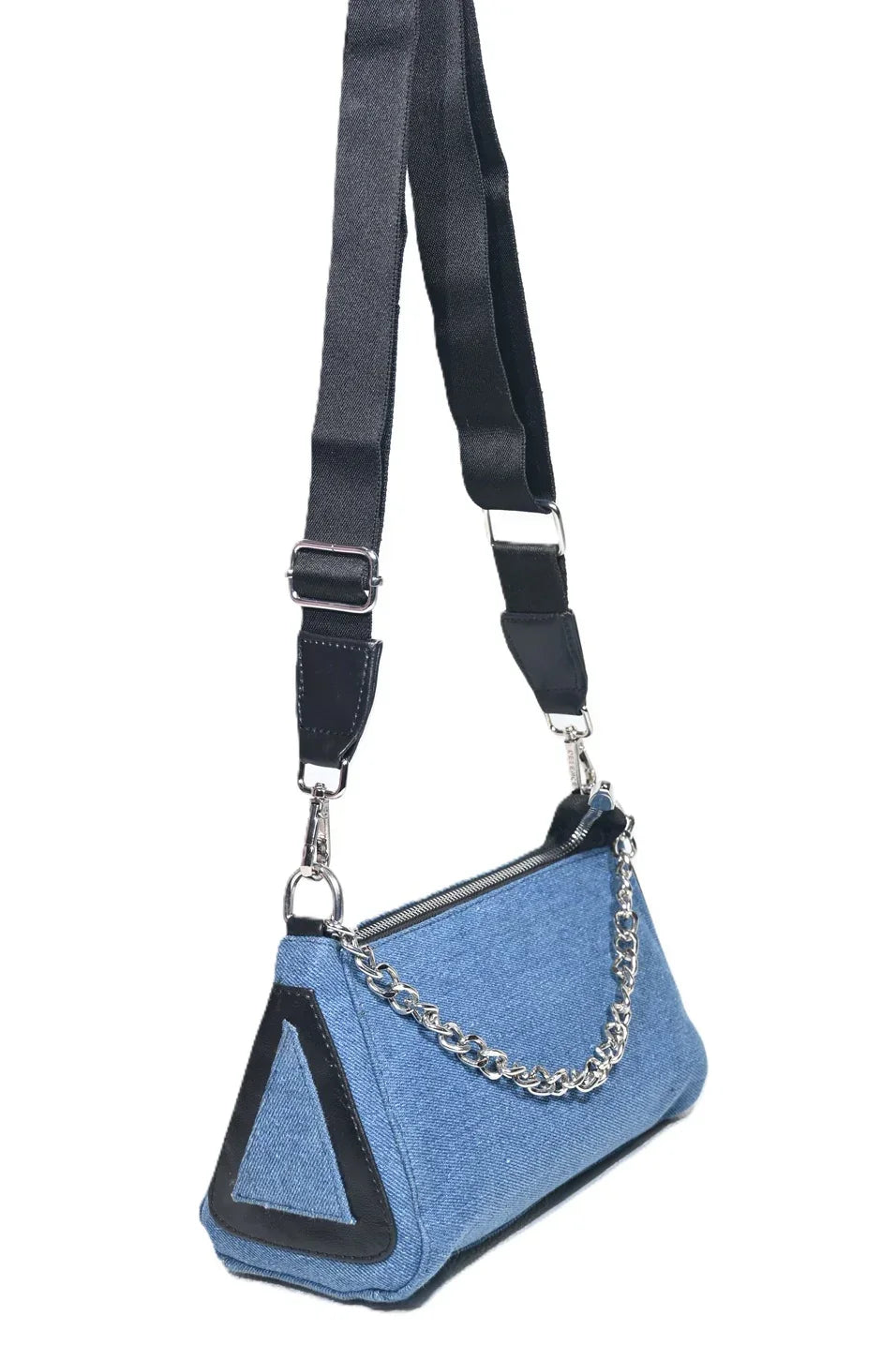Denim sling bag