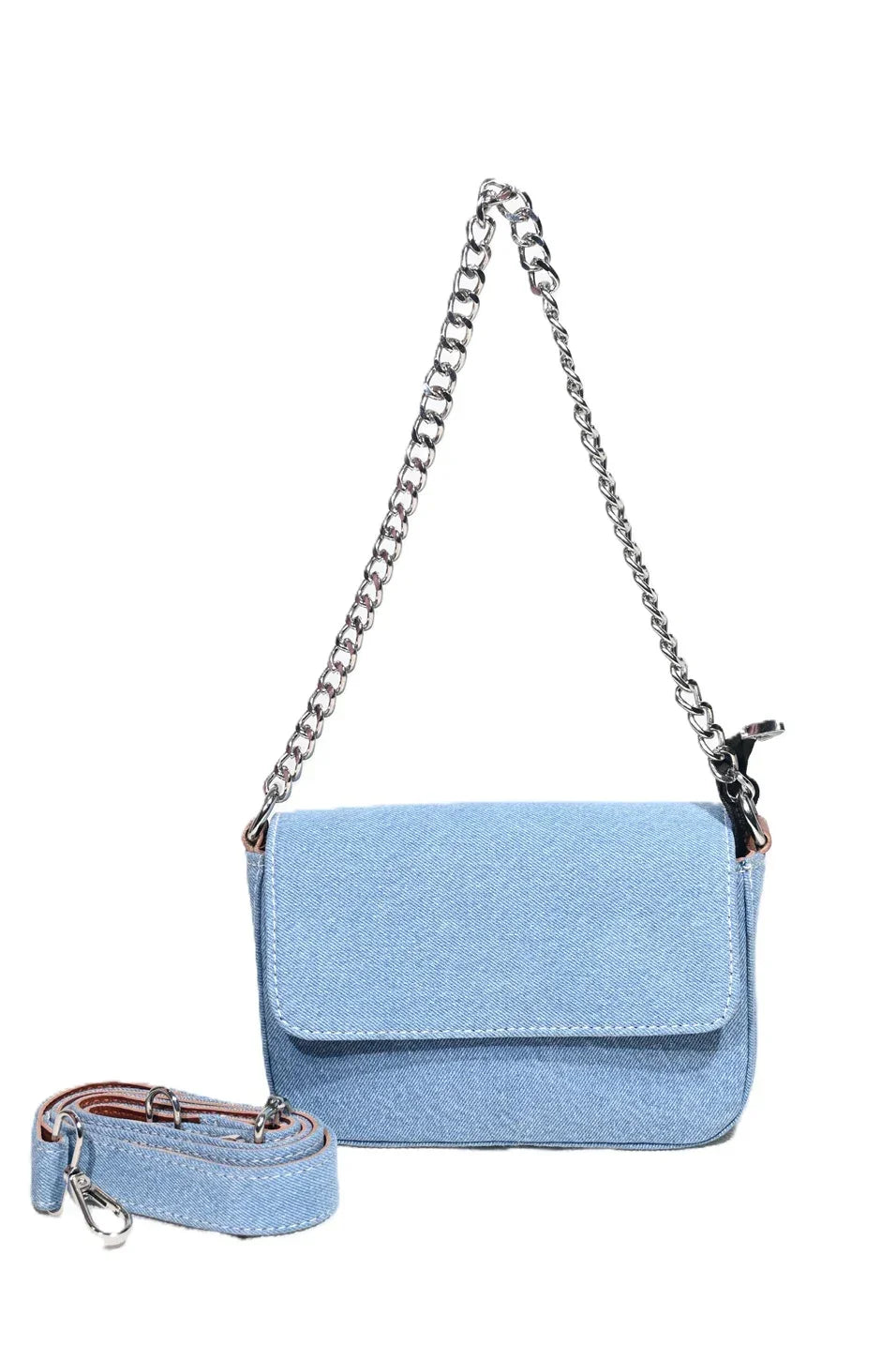 Denim sling bag