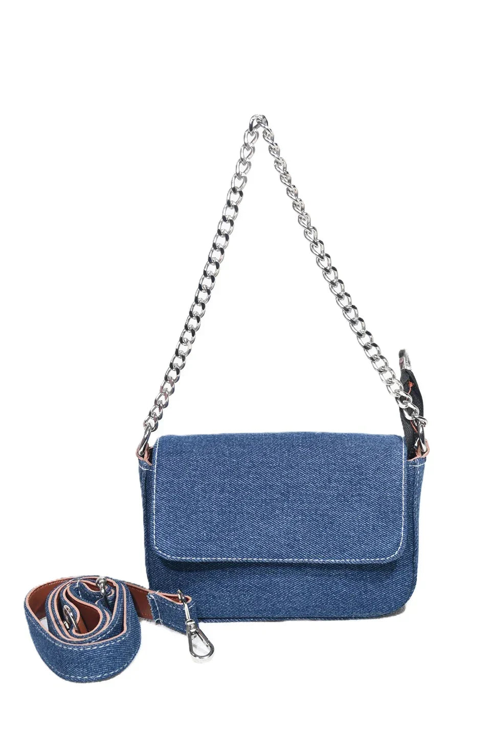 Denim sling bag