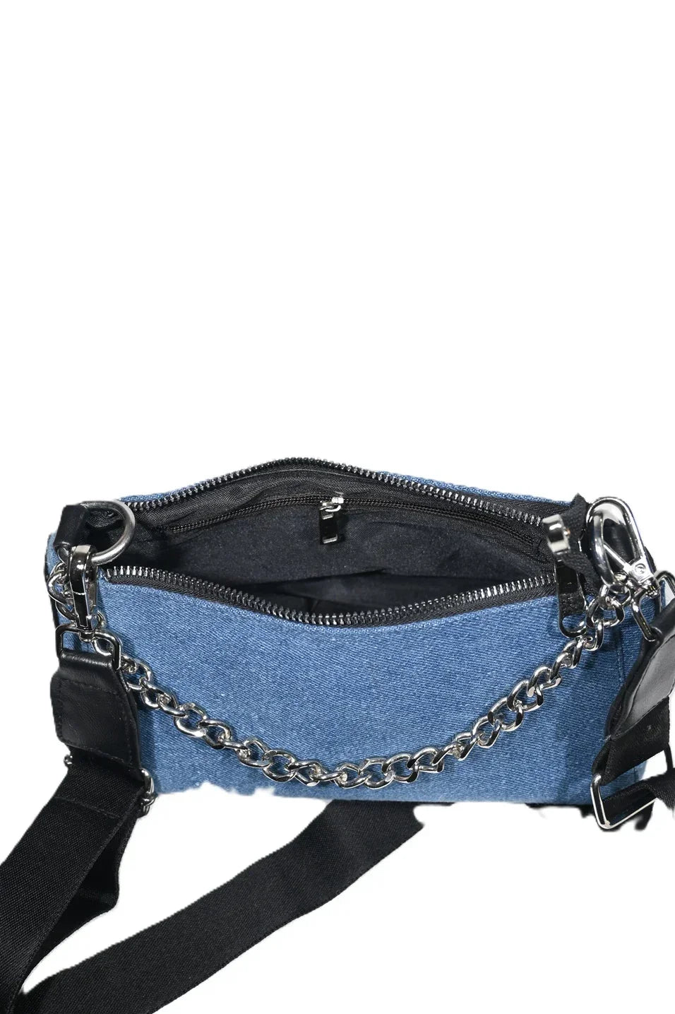 Denim sling bag