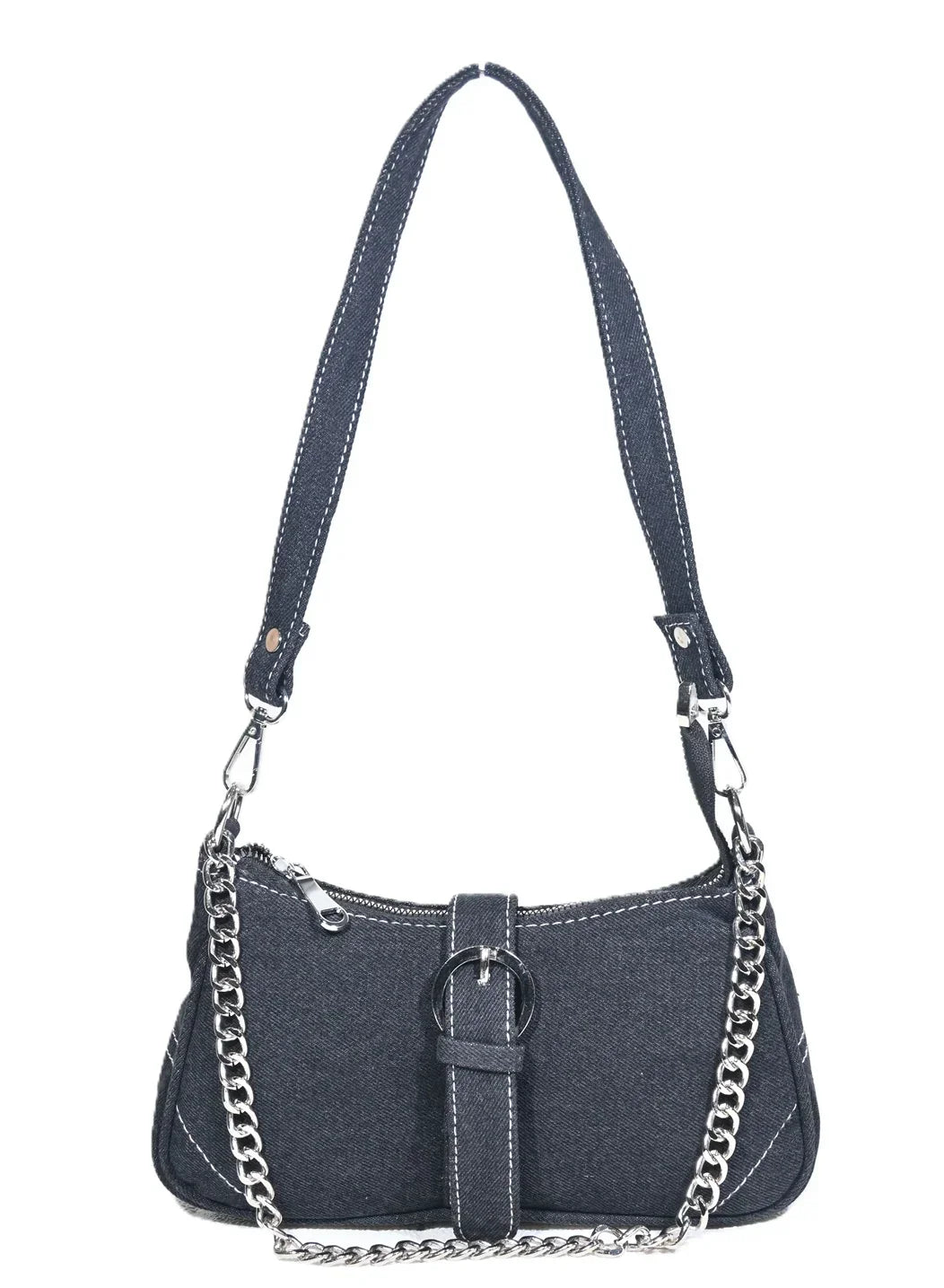 Denim sling bag