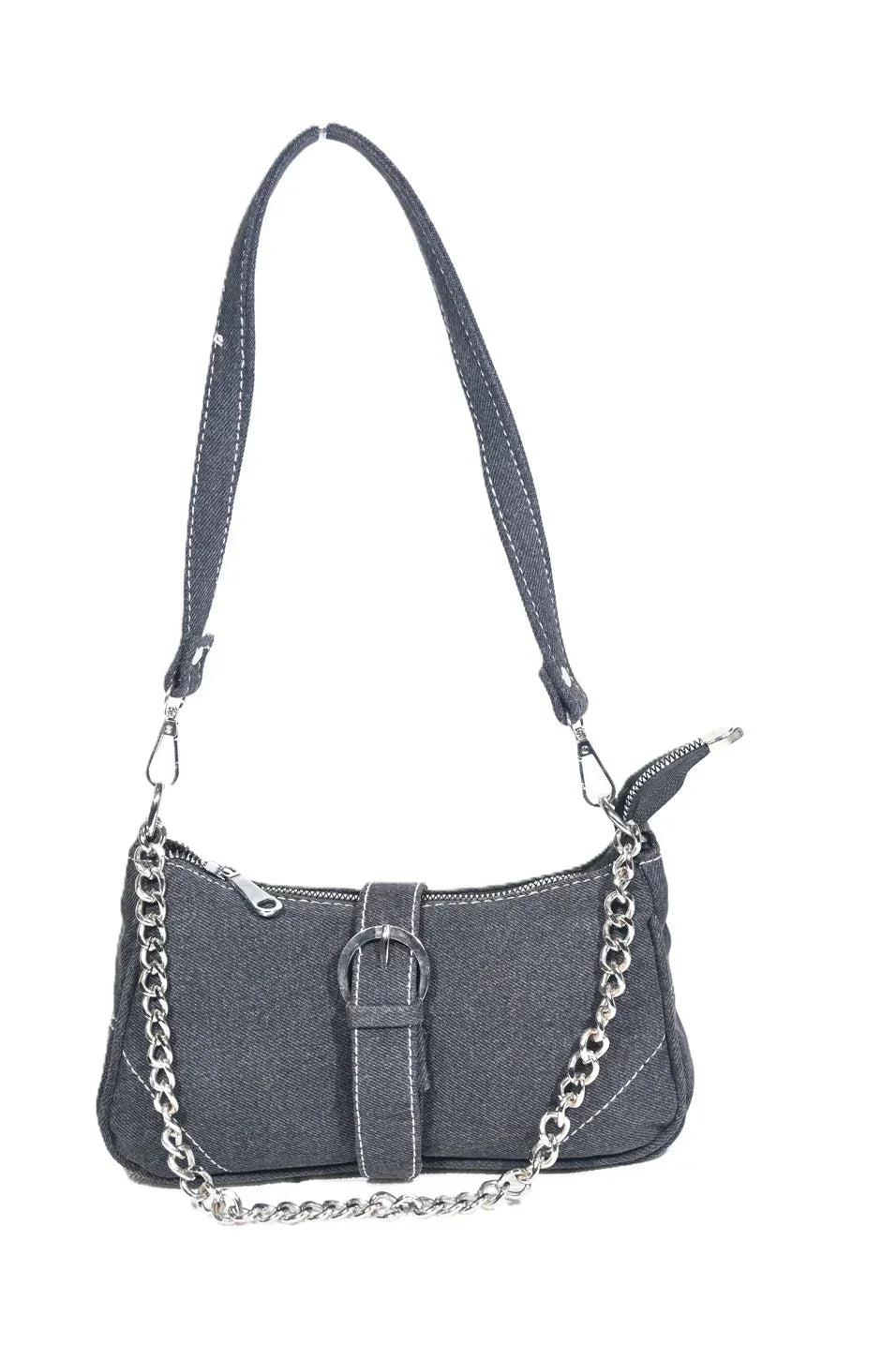 Denim sling bag