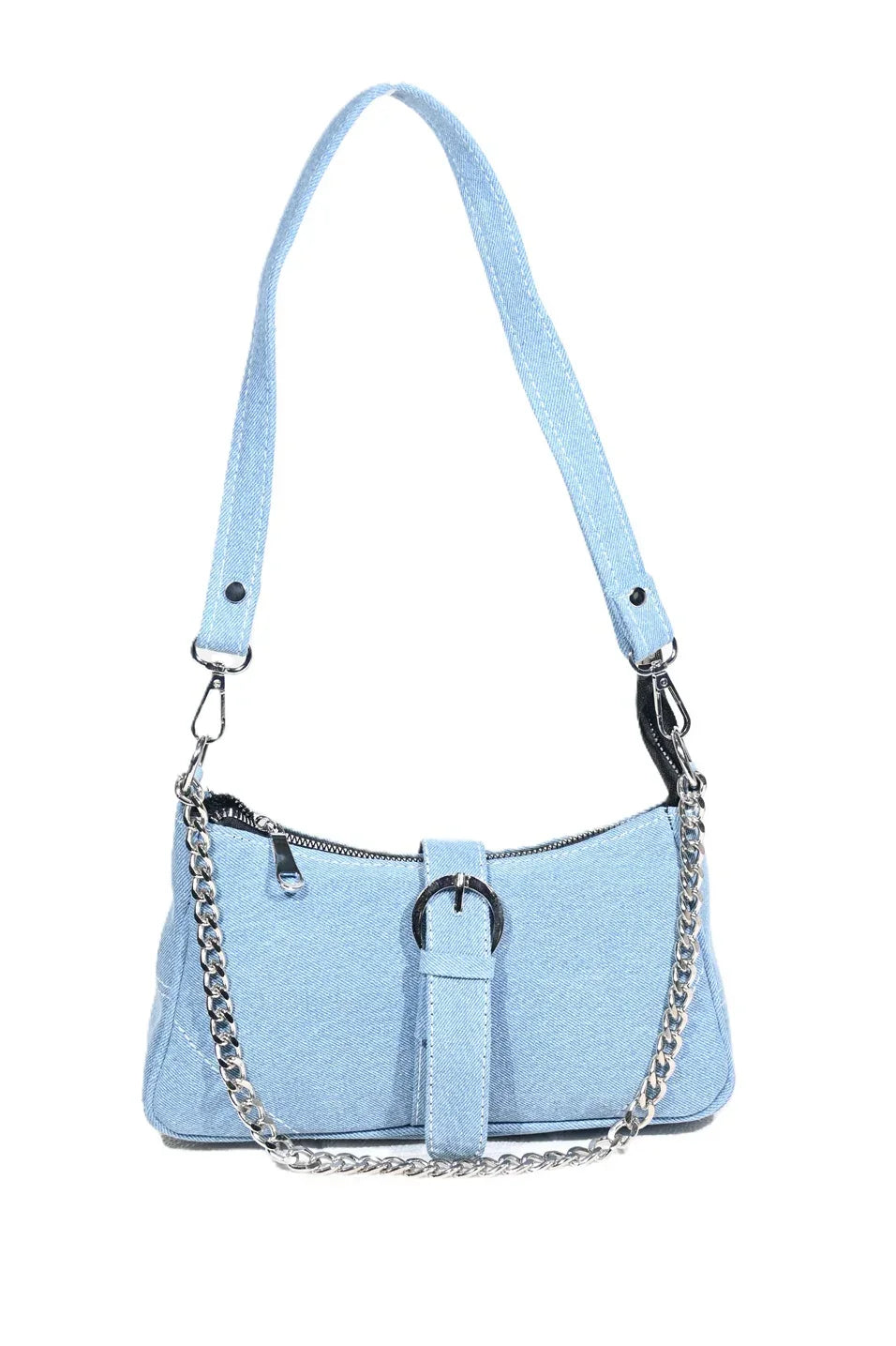 Denim sling bag