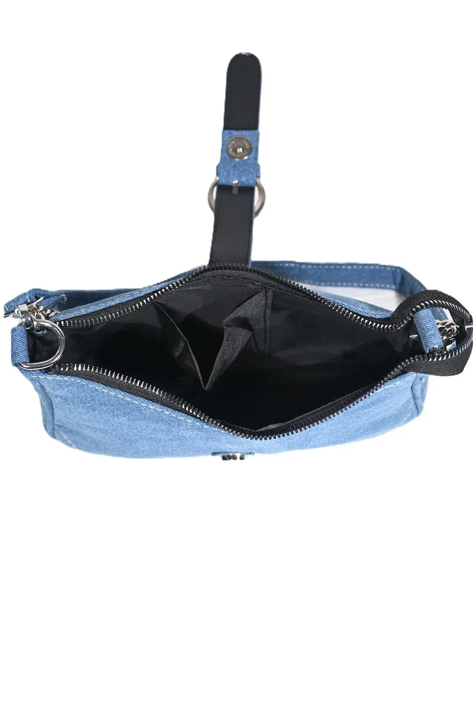 Denim sling bag