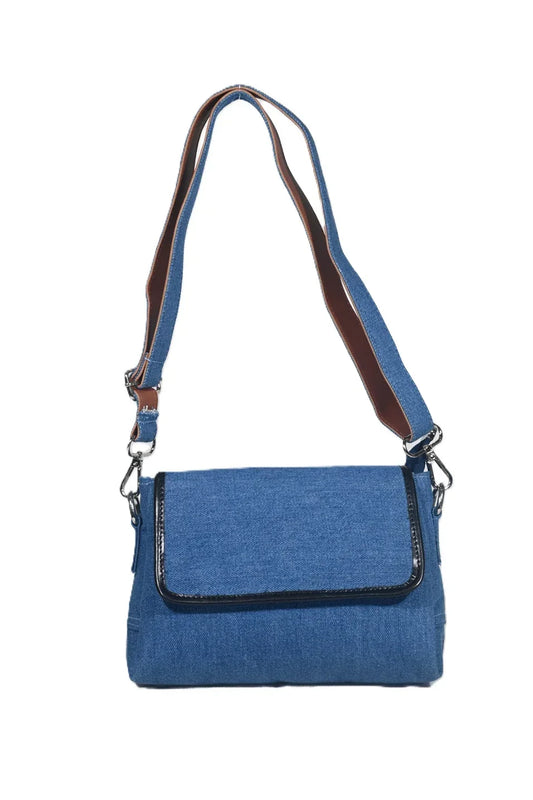 Denim sling bag