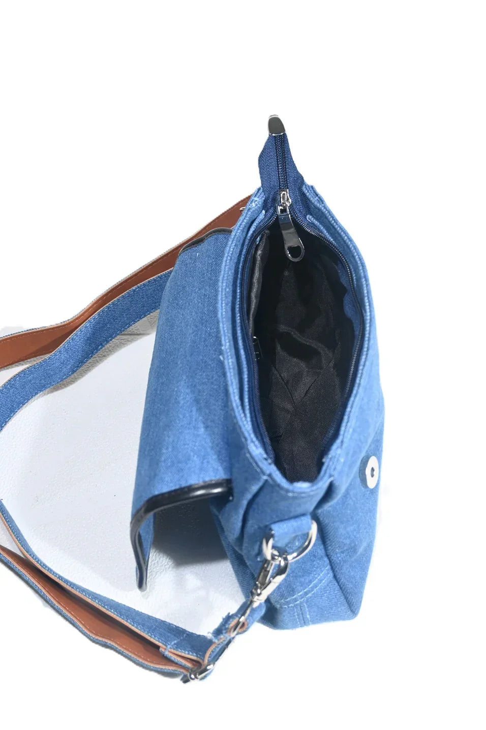 Denim sling bag