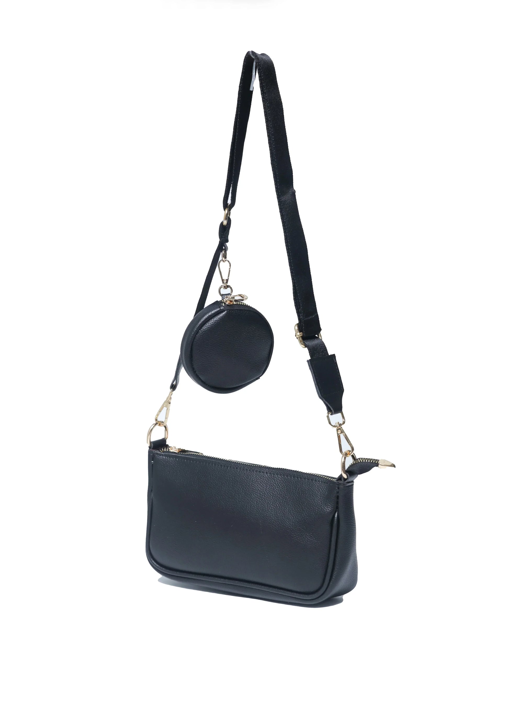 Denim sling bag