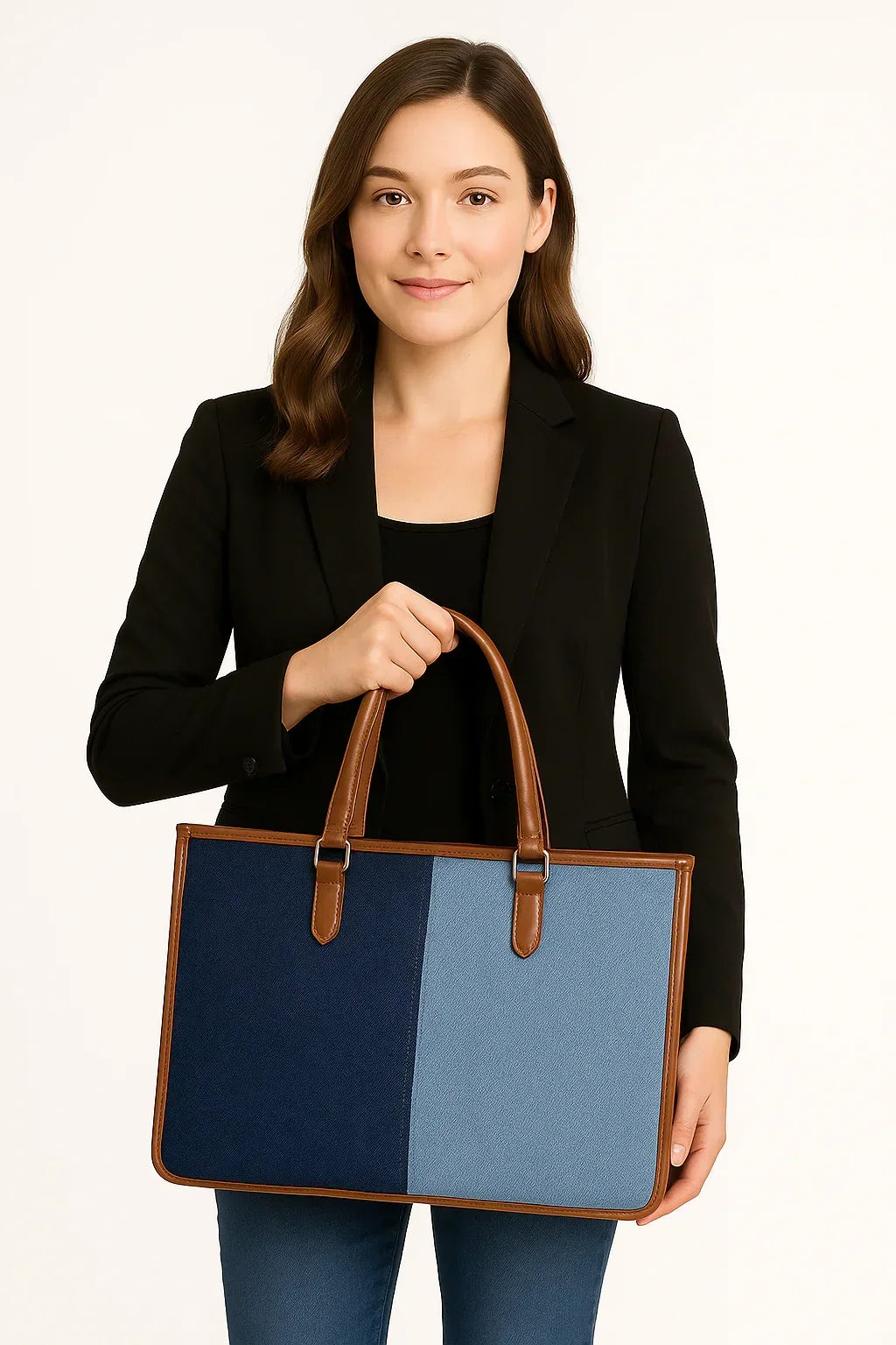 Denim sling bag