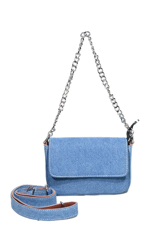Denim sling bag