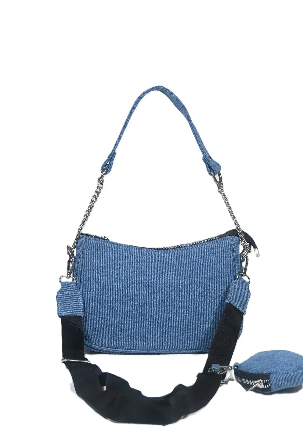 Denim sling bag