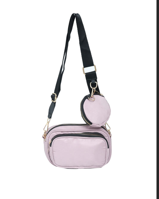 Denim sling bag