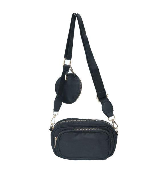 Denim sling bag