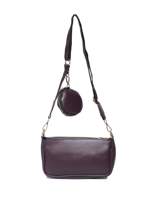 Denim sling bag